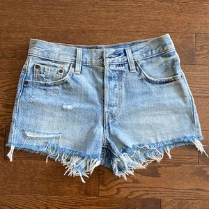 Levi 501 Cutoff Denim Shorts